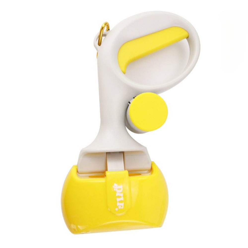 Portable Pet Poop Picker | Two-in-One Dog Feces Picker with Garbage Bag