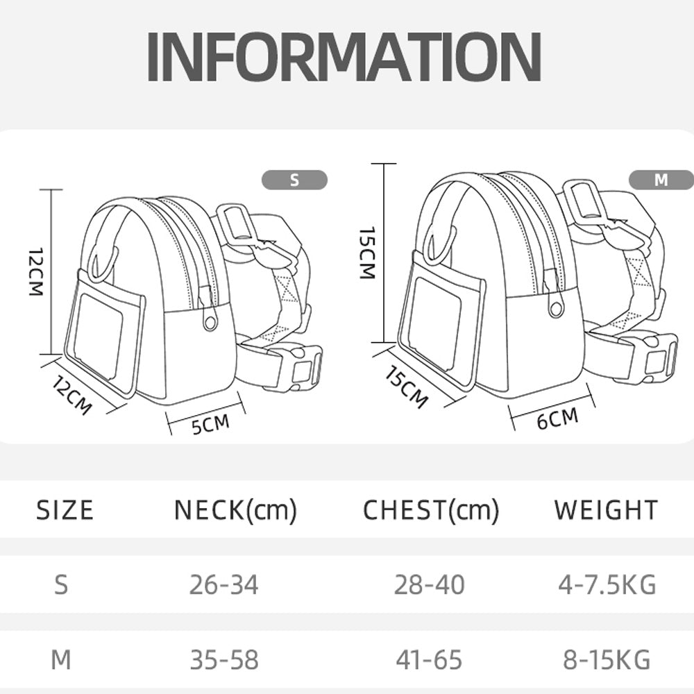 New Cat Backpack: Outdoor Anti-Breakaway Traction Cat Backpack