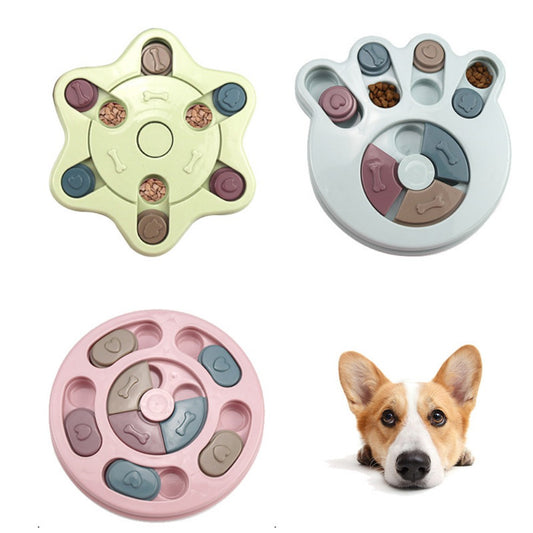 New Dog Educational Toys | Interactive Slow-Eating Dog Bowl to Relieve Boredom