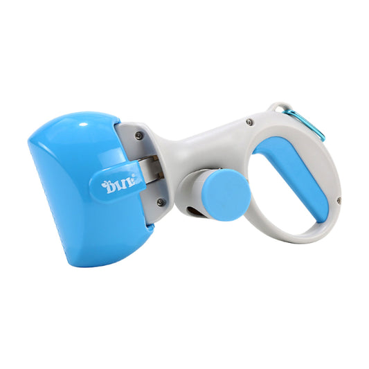 Portable Pet Poop Picker | Two-in-One Dog Feces Picker with Garbage Bag