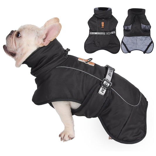 Reflective Warm Dog Jacket for Autumn and Winter: Ultimate Protection for Your Large Dog