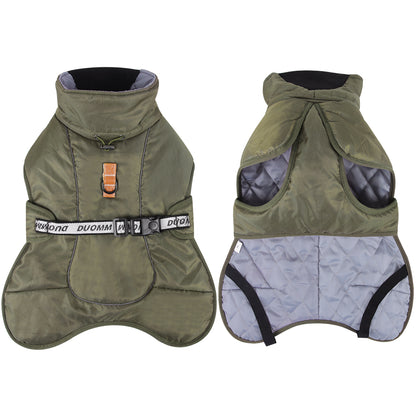 Reflective Warm Dog Jacket for Autumn and Winter: Ultimate Protection for Your Large Dog